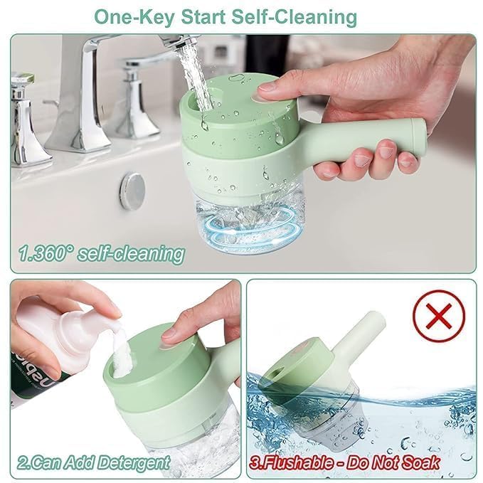 4 in 1 Portable Electric Vegetable Cutter Set